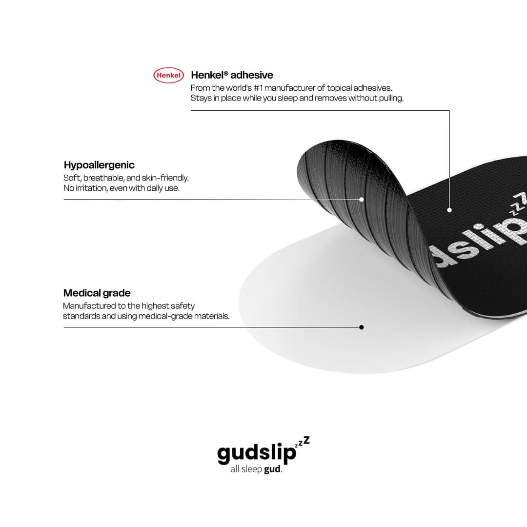 Gudslip® Mouth Tape (Black)